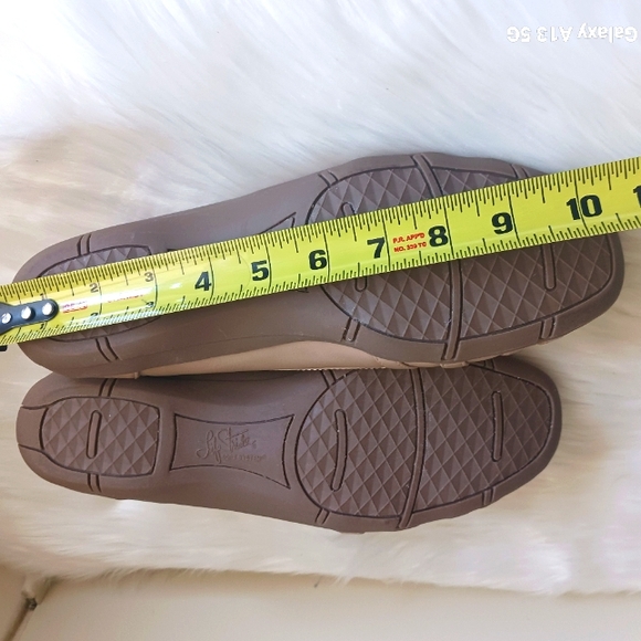 Life Stride Women's Beige  Diverse Cushioned Footbed Square Toe Flats Sz 10M - Picture 6 of 8